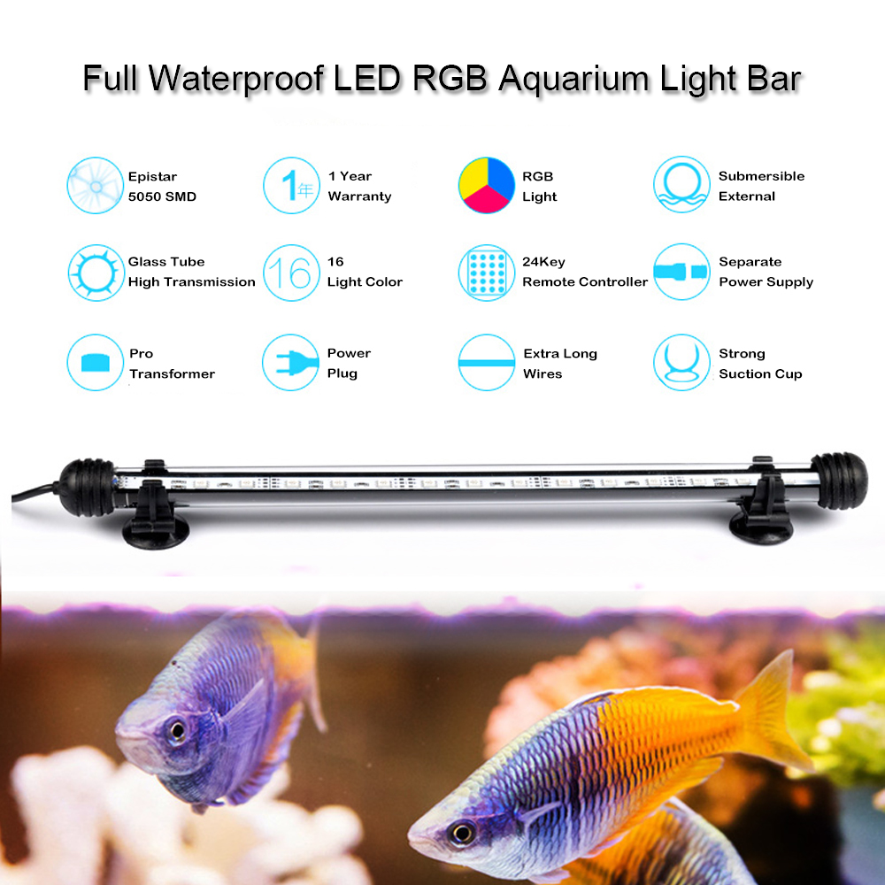 Lumières LED d'aquarium étanche Aquarium barre lumineuse bleu/blanc 19/29/39/49CM Submersible sous-marine pince lampe aquatique décor ue Lumières LED d'aquarium étanche Aquarium barre lumineuse bleu/blanc 19/29/39/49CM Submersible sous-marine pince lampe aquatique décor ue