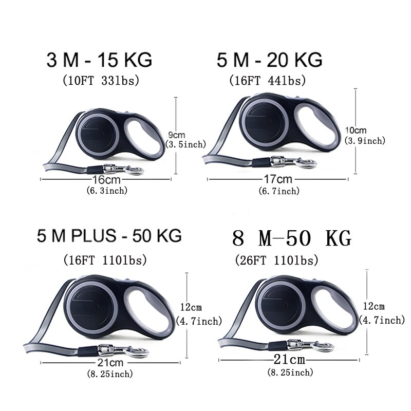 Laisse rétractable pour chien, extensible et automatique, robuste, 26 pieds, en Nylon, pour chat, grand, chiot, petit, moyen, accessoire pour animaux de compagnie Laisse rétractable pour chien, extensible et automatique, robuste, 26 pieds, en Nylon, pour chat, grand, chiot, petit, moyen, accessoire pour animaux de compagnie