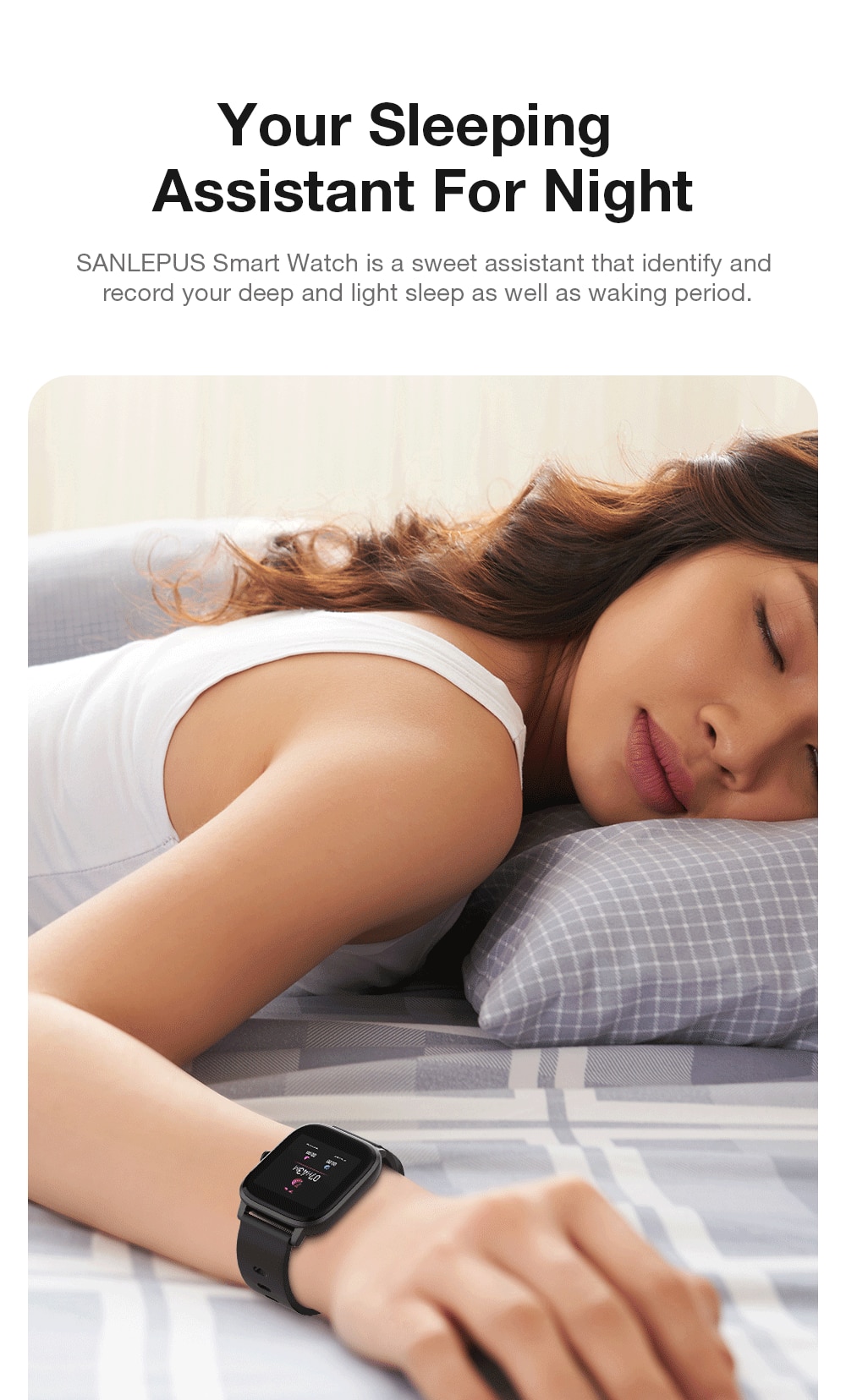SANLEPUS – montre connectée pour hommes et femmes, Version globale, étanchéité IP67, Bracelet d'activité physique, pour Android Apple Xiaomi, nouveau, 2021 SANLEPUS – montre connectée pour hommes et femmes, Version globale, étanchéité IP67, Bracelet d'activité physique, pour Android Apple Xiaomi, nouveau, 2021