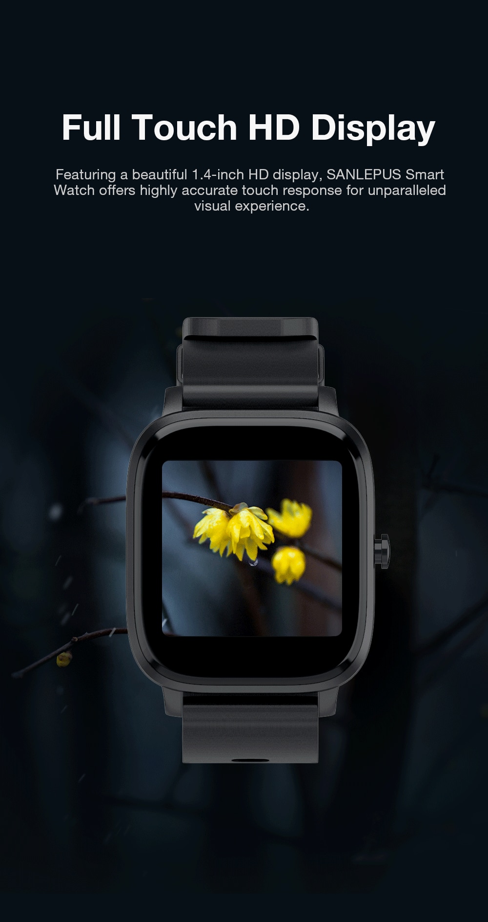 SANLEPUS – montre connectée pour hommes et femmes, Version globale, étanchéité IP67, Bracelet d'activité physique, pour Android Apple Xiaomi, nouveau, 2021 SANLEPUS – montre connectée pour hommes et femmes, Version globale, étanchéité IP67, Bracelet d'activité physique, pour Android Apple Xiaomi, nouveau, 2021
