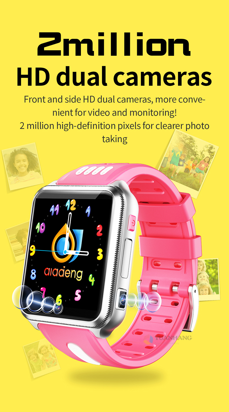 Montre connectée Android 9.0 pour enfants, avec caméra à distance, GPS, WI-FI, Google Play, Bluetooth, appel vidéo Montre connectée Android 9.0 pour enfants, avec caméra à distance, GPS, WI-FI, Google Play, Bluetooth, appel vidéo