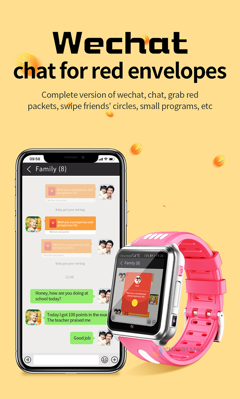 Montre connectée Android 9.0 pour enfants, avec caméra à distance, GPS, WI-FI, Google Play, Bluetooth, appel vidéo Montre connectée Android 9.0 pour enfants, avec caméra à distance, GPS, WI-FI, Google Play, Bluetooth, appel vidéo