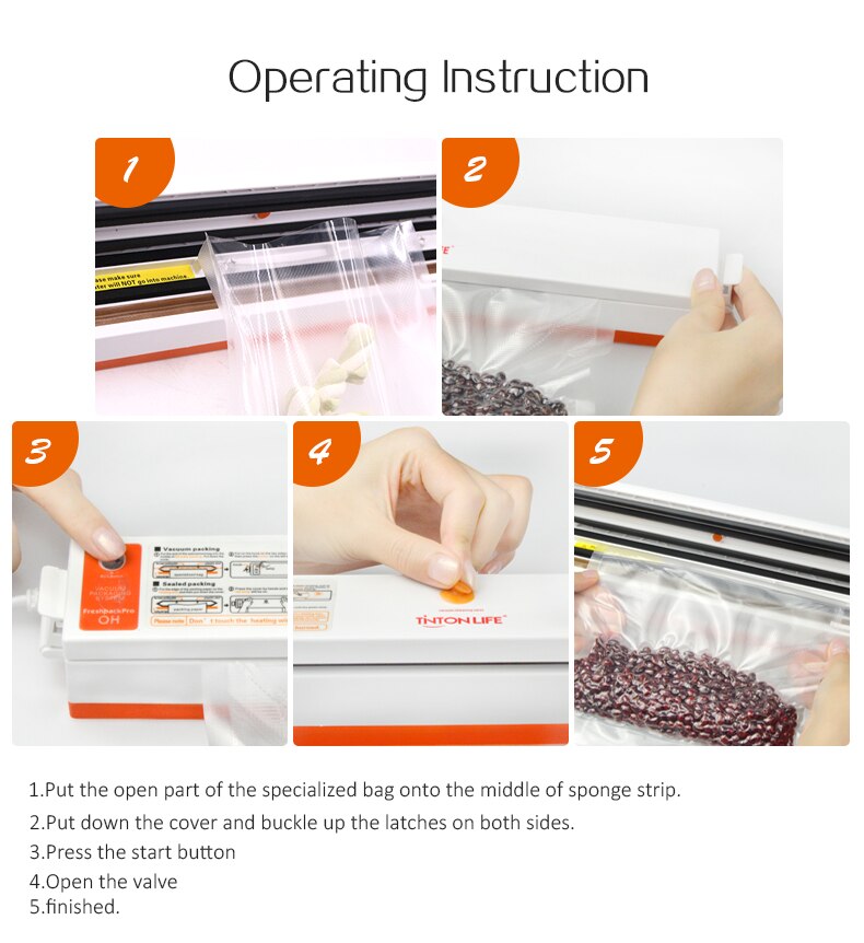 Scelleur sous vide Machine d'emballage 220V/110V ménage alimentaire scellant sous vide Film scellant sous vide emballeur y compris 15 pièces sacs Scelleur sous vide Machine d'emballage 220V/110V ménage alimentaire scellant sous vide Film scellant sous vide emballeur y compris 15 pièces sacs