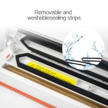 Scelleur sous vide Machine d’emballage 220V/110V ménage alimentaire scellant sous vide Film scellant sous vide emballeur y compris 15 pièces sacs