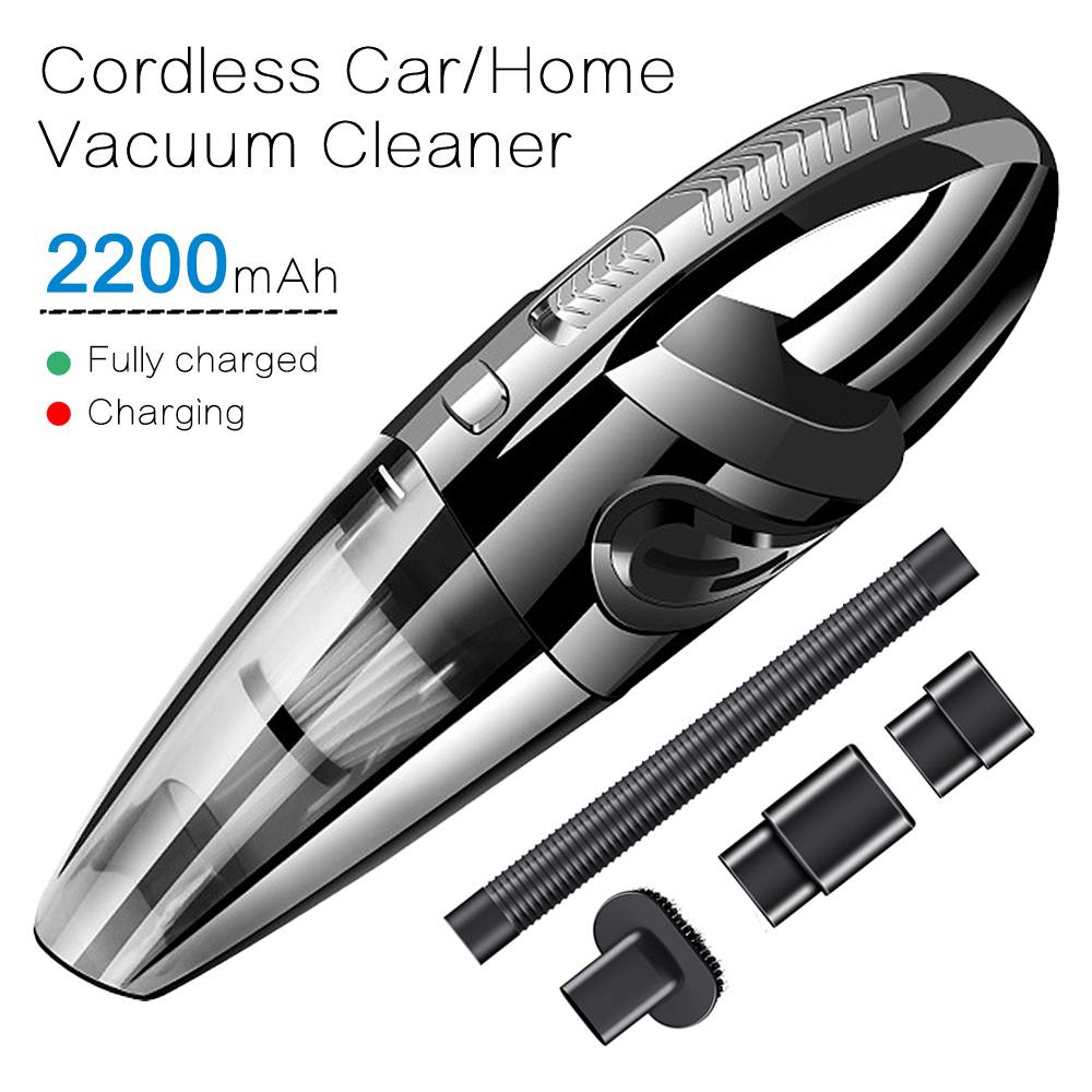 Aspirateur portatif Rechargeable portatif d'aspiration de Cyclone puissant sans fil de 3200PA facile utilisant la Charge rapide humide sec Aspirateur portatif Rechargeable portatif d'aspiration de Cyclone puissant sans fil de 3200PA facile utilisant la Charge rapide humide sec
