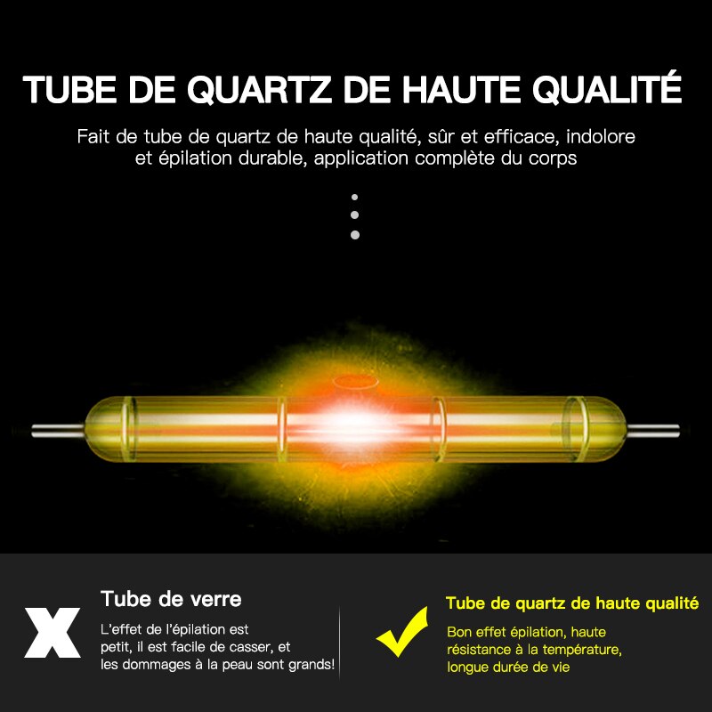 Epilateur laser électrique avec flash 600000 pour femme, appareil professionnel, machine d'épilation permanente, indolore, IPL, avec fil, pour des photos parfaites epilateur electrique femm... machine Epilateur laser électrique avec flash 600000 pour femme, appareil professionnel, machine d'épilation permanente, indolore, IPL, avec fil, pour des photos parfaites epilateur electrique femm... machine