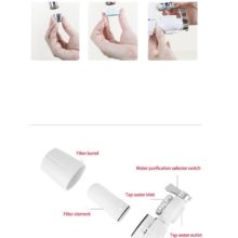 Filtre à eau pour robinet de cuisine, percolateur, lavable, en céramique, pièce de remplacement, pour l’élimination de la rouille et des bactéries