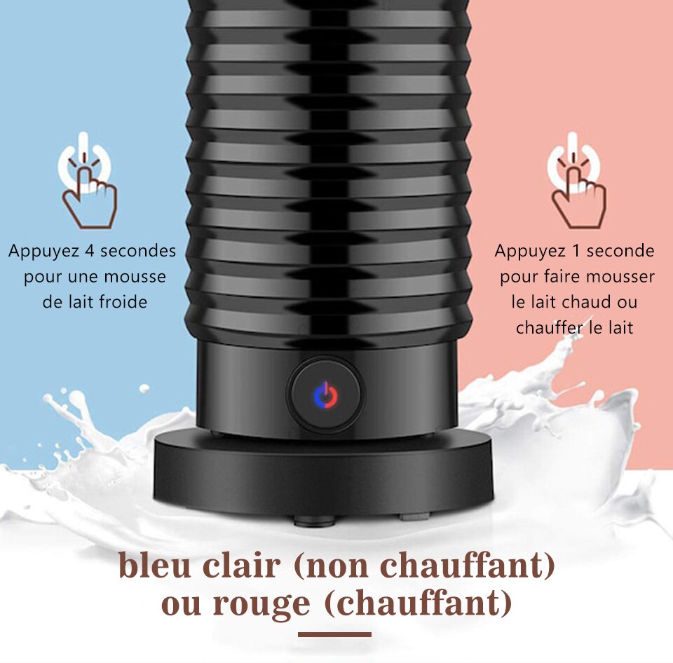Mousseur à lait hifuse mousseur à lait froid/chaud Latte Cappuccino chocolat entièrement automatique chauffe-lait Cool Touch M2 Mousseur à lait hifuse mousseur à lait froid/chaud Latte Cappuccino chocolat entièrement automatique chauffe-lait Cool Touch M2