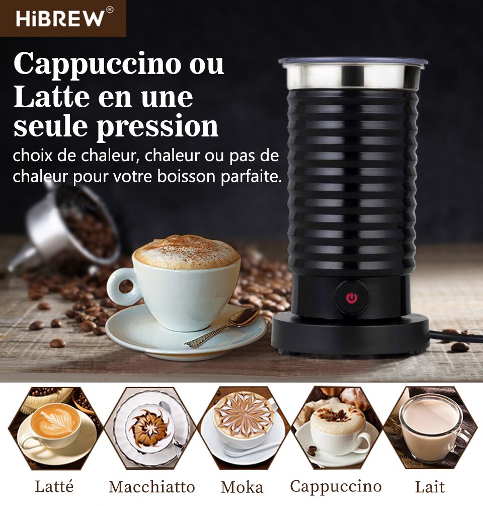 Mousseur à lait hifuse mousseur à lait froid/chaud Latte Cappuccino chocolat entièrement automatique chauffe-lait Cool Touch M2 Mousseur à lait hifuse mousseur à lait froid/chaud Latte Cappuccino chocolat entièrement automatique chauffe-lait Cool Touch M2