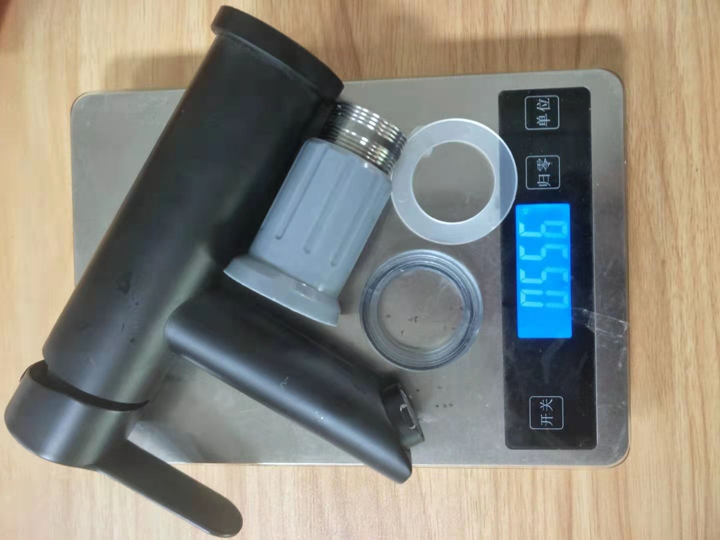 DQOK mélangeur froid/chaud, robinets de lavabo de salle de bains en nickel brossé, robinet d'évier, robinet d'eau noire, accessoires de salle de bains (tuyau non inclus DQOK mélangeur froid/chaud, robinets de lavabo de salle de bains en nickel brossé, robinet d'évier, robinet d'eau noire, accessoires de salle de bains (tuyau non inclus