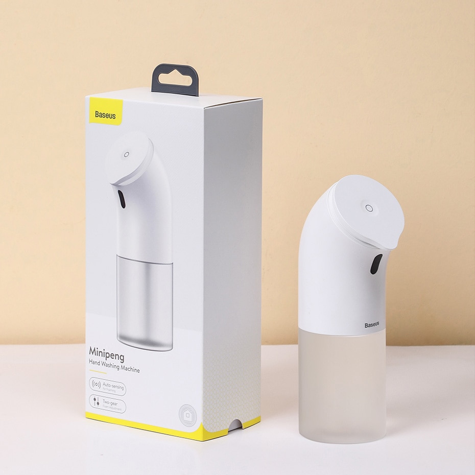 Baseus distributeur automatique de savon capteur infrarouge sans contact mousse liquide distributeur de savon pompe lavage des mains désinfectant distributeur bouteilles Baseus distributeur automatique de savon capteur infrarouge sans contact mousse liquide distributeur de savon pompe lavage des mains désinfectant distributeur bouteilles