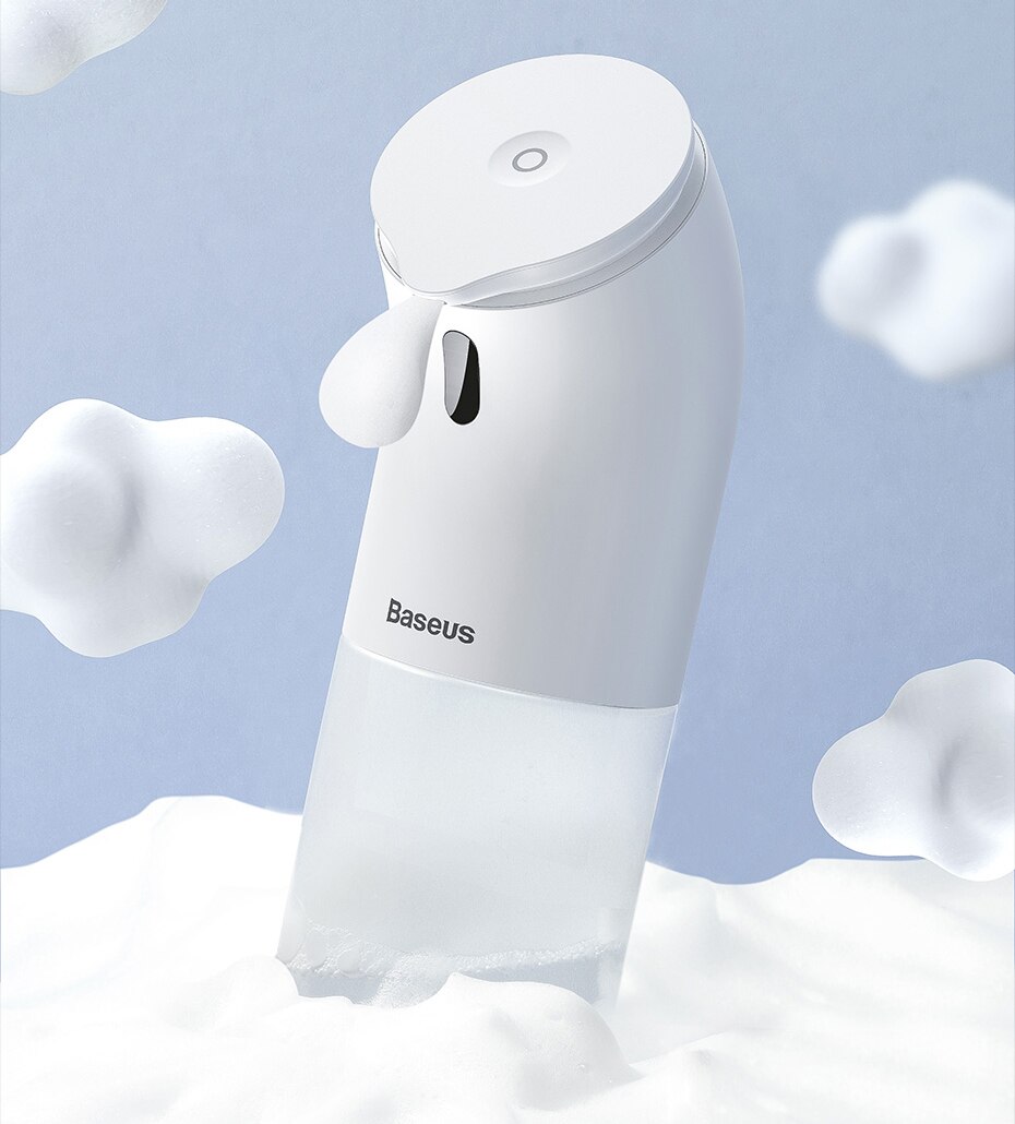 Baseus distributeur automatique de savon capteur infrarouge sans contact mousse liquide distributeur de savon pompe lavage des mains désinfectant distributeur bouteilles Baseus distributeur automatique de savon capteur infrarouge sans contact mousse liquide distributeur de savon pompe lavage des mains désinfectant distributeur bouteilles