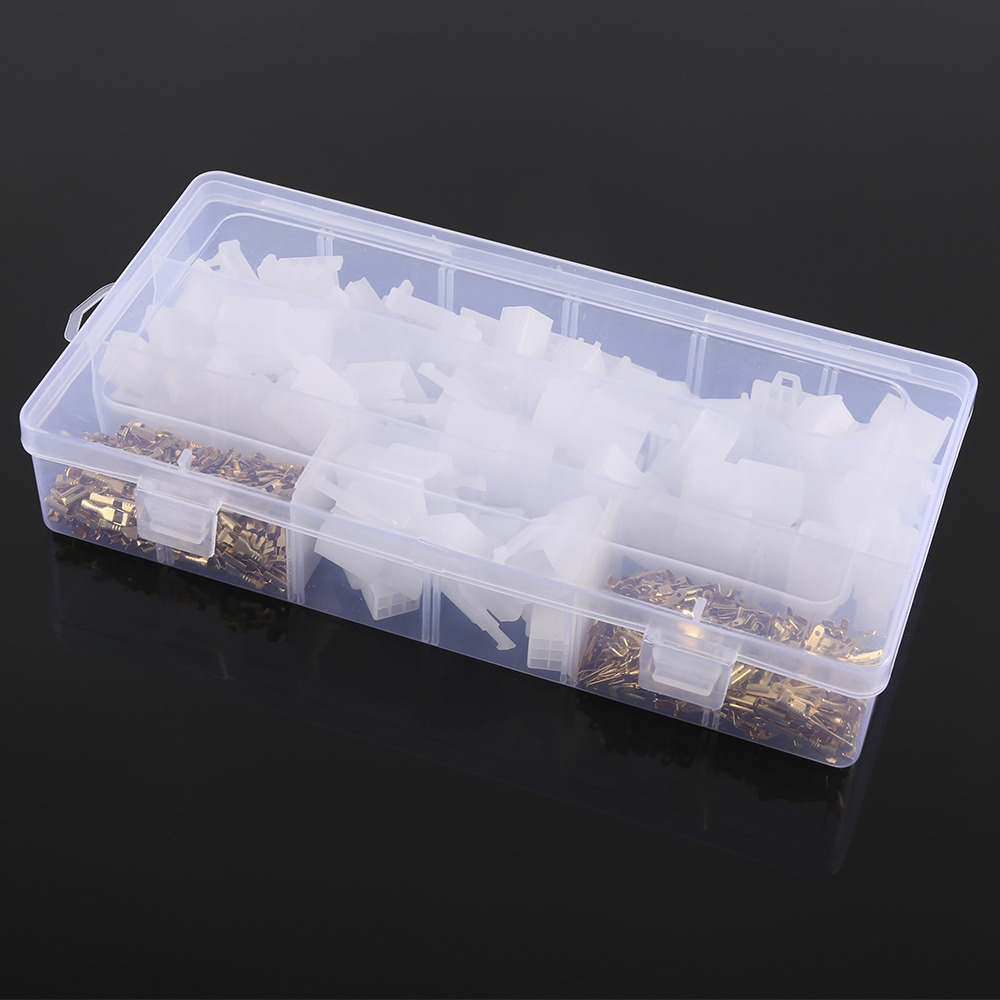 Connecteur de Terminal de fil automatique 380 Mm, connecteur mâle femelle, boîtier 2 3 4 6 pour bateau, voiture, motos, bateau, 2.8 pièces