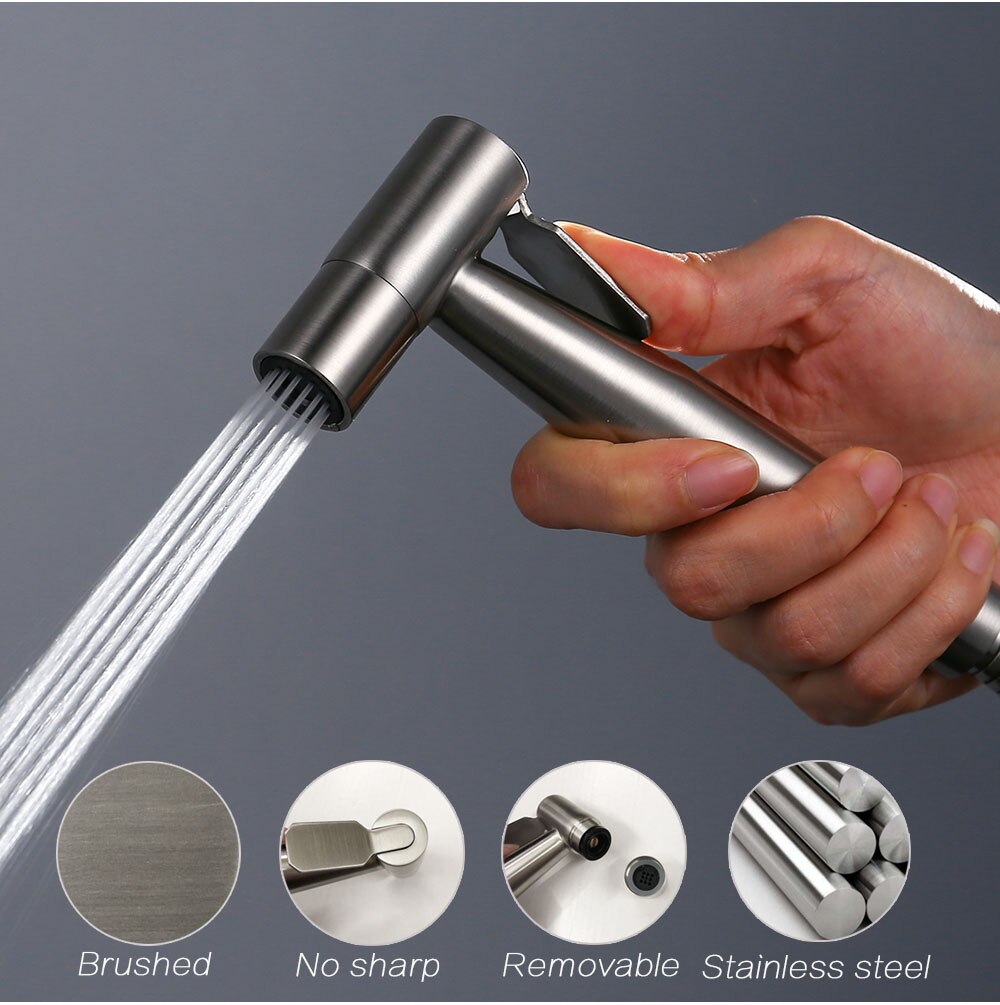 MELLRAIN - Douchette pour bidet et salle de bain en acier inoxydable MELLRAIN - Douchette pour bidet et salle de bain en acier inoxydable