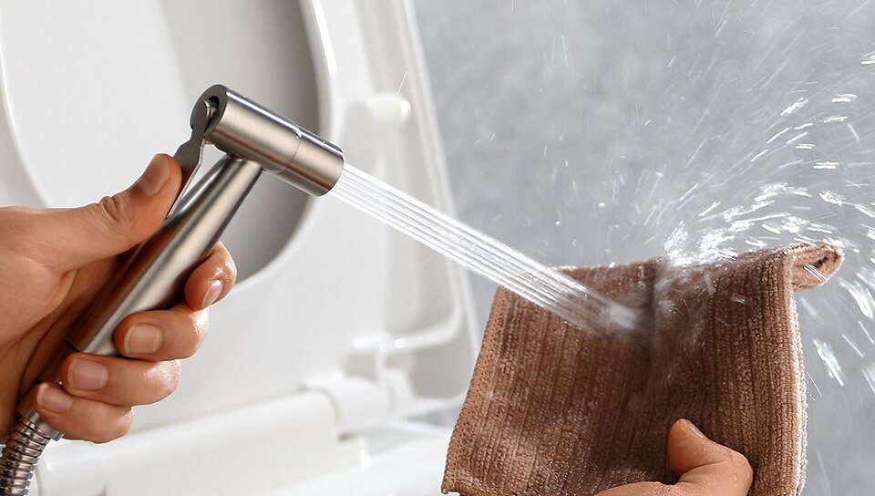 MELLRAIN - Douchette pour bidet et salle de bain en acier inoxydable MELLRAIN - Douchette pour bidet et salle de bain en acier inoxydable