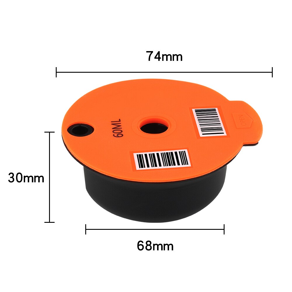ICafilas – Capsules de café rechargeables, compatibles avec la Machine bosh-s, Tassimoo, dosette réutilisable, crème écologique