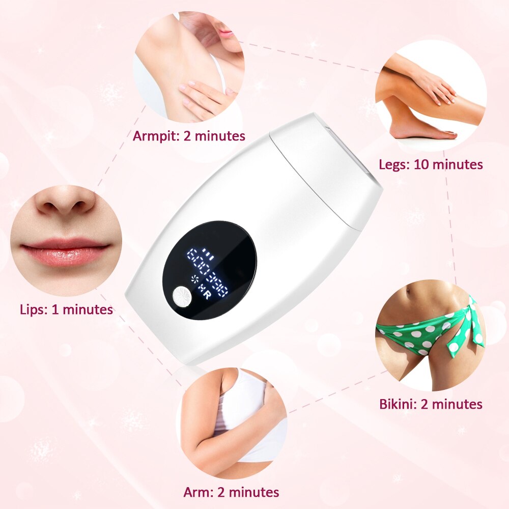 Épilateur permanent à lumière pulsée, 600 000 flashs, indolore, pour femme,système d'épilation laser IPL électrique pour le corps, Épilateur permanent à lumière pulsée, 600 000 flashs, indolore, pour femme,système d'épilation laser IPL électrique pour le corps,