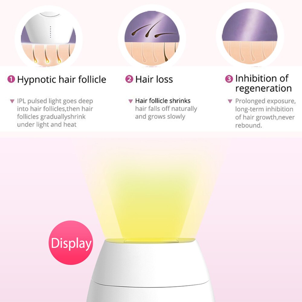 Épilateur permanent à lumière pulsée, 600 000 flashs, indolore, pour femme,système d'épilation laser IPL électrique pour le corps, Épilateur permanent à lumière pulsée, 600 000 flashs, indolore, pour femme,système d'épilation laser IPL électrique pour le corps,