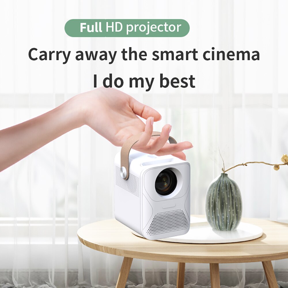 Salange – Mini projecteur Led Full HD P56, wi-fi, 8000mAH, pour télévision, téléphone, film, Compatible Home cinéma, ordinateurs portables, PC, PS4 Salange – Mini projecteur Led Full HD P56, wi-fi, 8000mAH, pour télévision, téléphone, film, Compatible Home cinéma, ordinateurs portables, PC, PS4