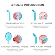 L’irrigateur portatif dentaire de Jet d’eau d’usb de Soocas W3 a Rechargeable l’irrigateur IPX7 pour nettoyer des dents