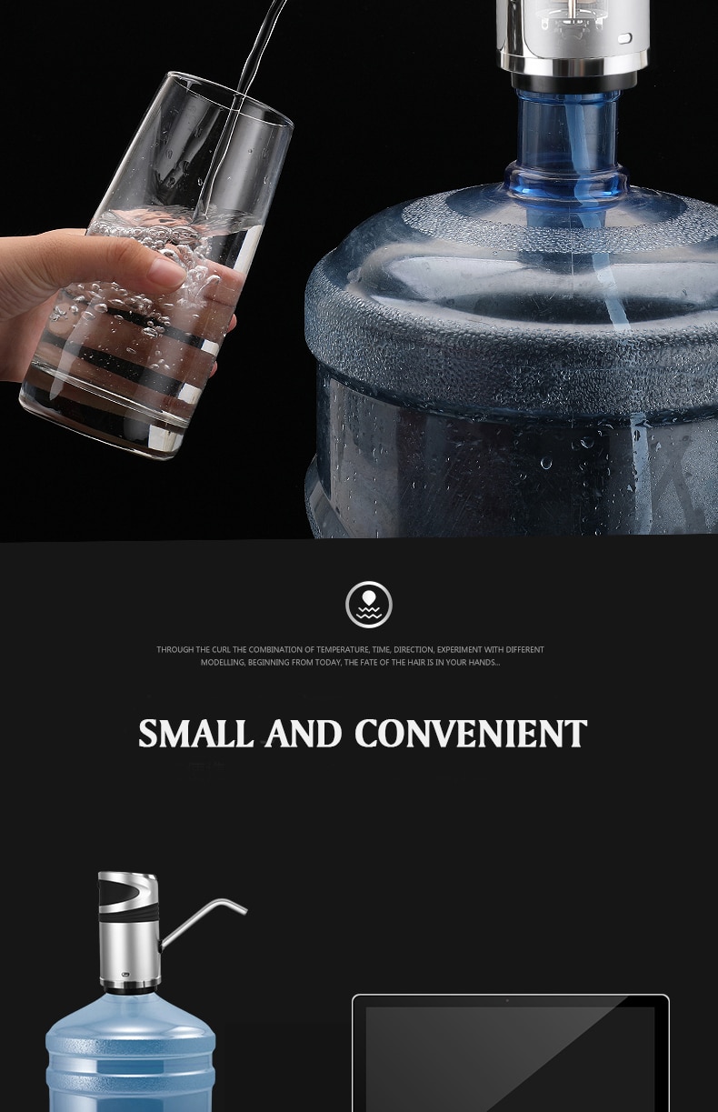SaengQ – pompe à eau électrique automatique, distributeur avec bouton de charge USB, bouteille de gallons, interrupteur de boisson pour dispositif de pompage d'eau SaengQ – pompe à eau électrique automatique, distributeur avec bouton de charge USB, bouteille de gallons, interrupteur de boisson pour dispositif de pompage d'eau