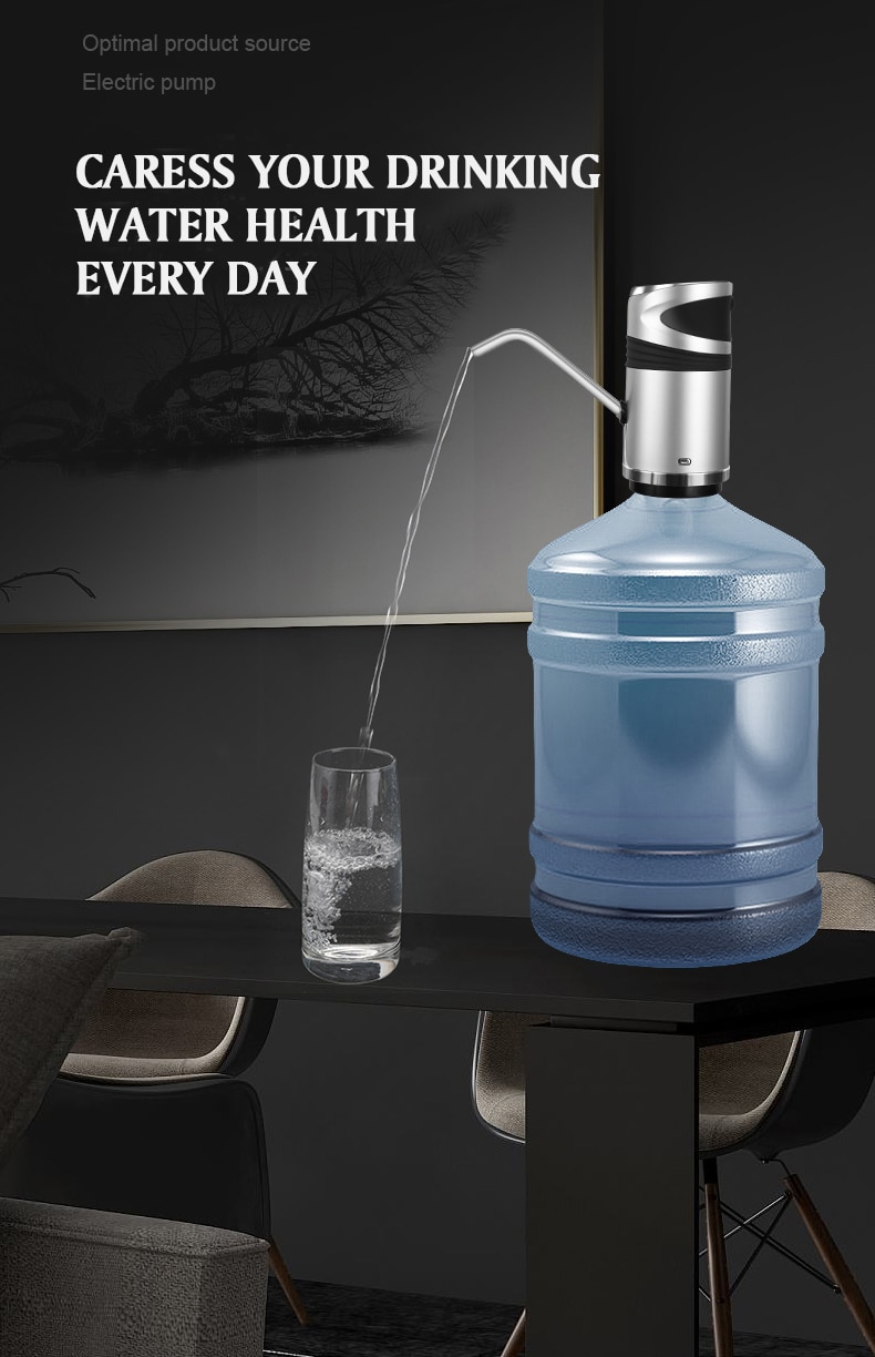 SaengQ – pompe à eau électrique automatique, distributeur avec bouton de charge USB, bouteille de gallons, interrupteur de boisson pour dispositif de pompage d'eau SaengQ – pompe à eau électrique automatique, distributeur avec bouton de charge USB, bouteille de gallons, interrupteur de boisson pour dispositif de pompage d'eau