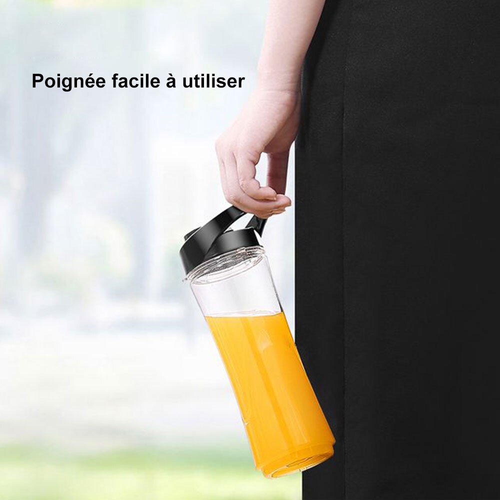 Mixeur personnel portable avec bol de hachoir, mélangeur, robot alimentaire, presse-agrumes avec bouteille de 600 ml, broyeur de viande, préparation de nourriture pour bébés Mixeur personnel portable avec bol de hachoir, mélangeur, robot alimentaire, presse-agrumes avec bouteille de 600 ml, broyeur de viande, préparation de nourriture pour bébés