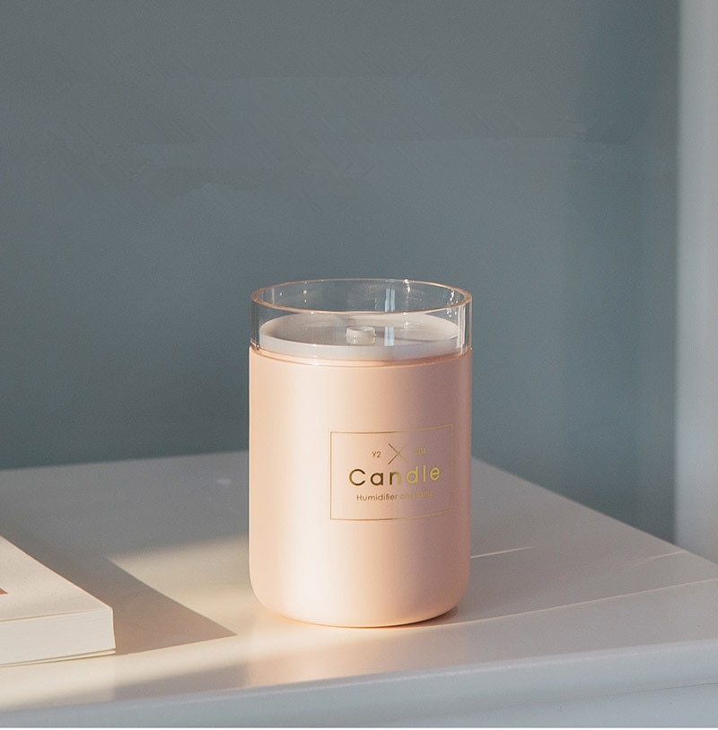 280ML Air Humidifier LED Candle Ultrasonic Cool Mist Essential Oil Diffuser USB Aroma Lamp Car Purifier Fogger Mist Maker 280ML Air Humidifier LED Candle Ultrasonic Cool Mist Essential Oil Diffuser USB Aroma Lamp Car Purifier Fogger Mist Maker