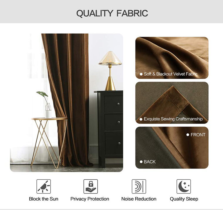 Rideaux occultants en velours solide, taille personnalisée, stores doux et confortables, pour fenêtre, salon, chambre à coucher, salle à manger Rideaux occultants en velours solide, taille personnalisée, stores doux et confortables, pour fenêtre, salon, chambre à coucher, salle à manger