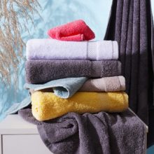 Petite Serviette SEMAXE Premium Ensemble Pour salle de bain, coton Haute Absorption D’eau Douce Et Résistante à la décoloration (4 petite serviette Ensemble) La nouvelle Liste