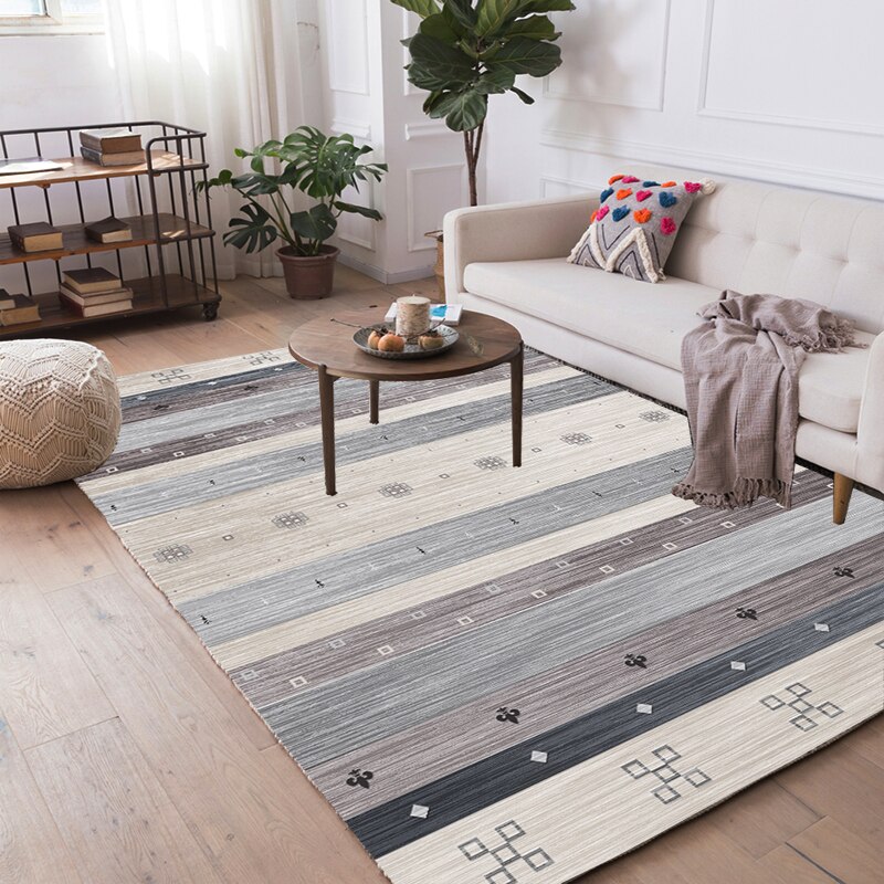 Alibaba — Tapis de sol moderne 3d style japonais, accessoire antidérapante en bois pour salon et chambre à coucher d'usine, offre spéciale Alibaba — Tapis de sol moderne 3d style japonais, accessoire antidérapante en bois pour salon et chambre à coucher d'usine, offre spéciale
