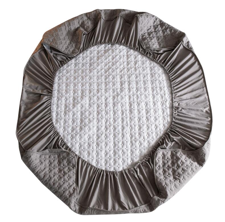 Multi-taille 5 côtés Protection housse de matelas lavable en coton gaufré matelassé matelas protecteur doux Anti-acariens surmatelas