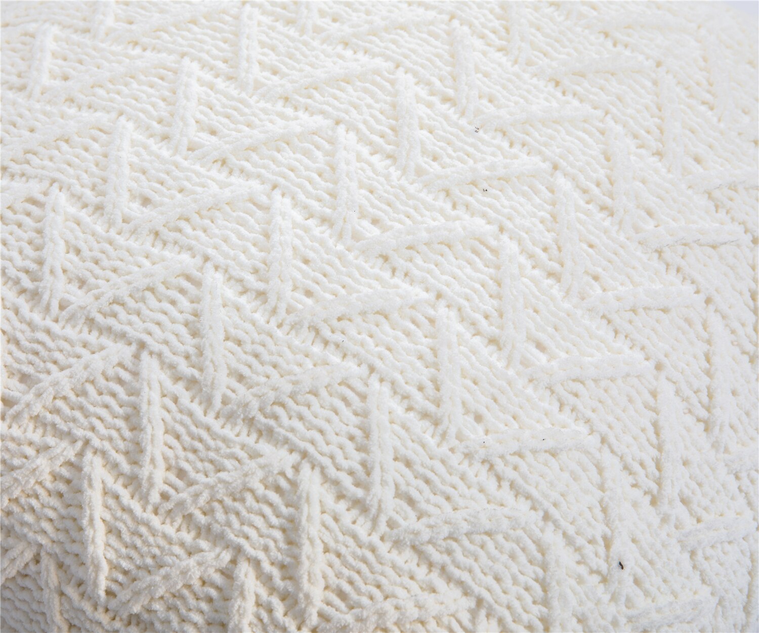 REGINA – housse de coussin en Chenille tricotée à glands, Style nordique, pour canapé, automne