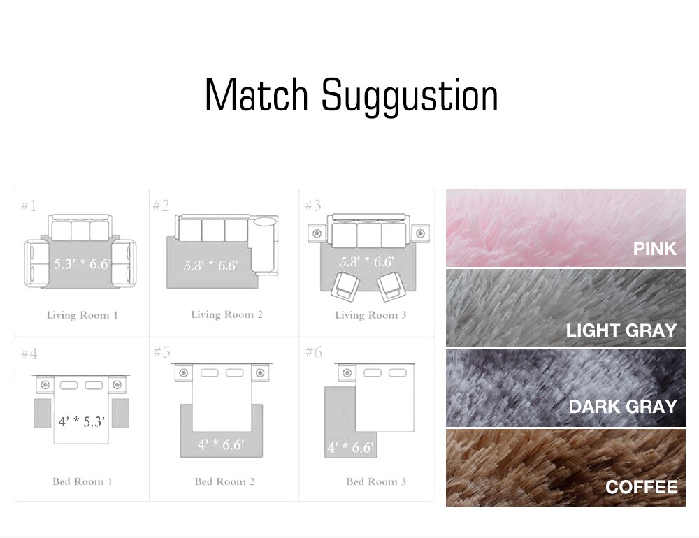 Tapis de chambre tapis salon