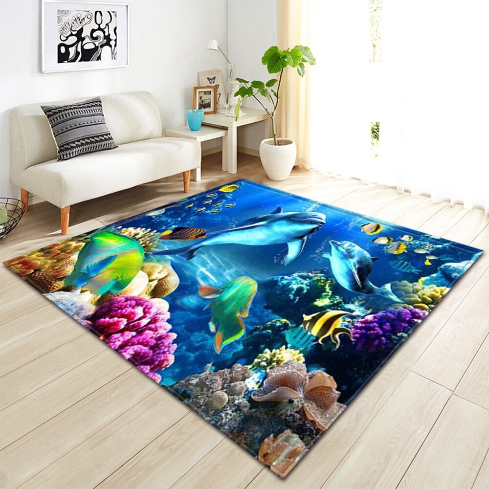 Tapis de salon à motif 3D Tapis de salon à motif 3D