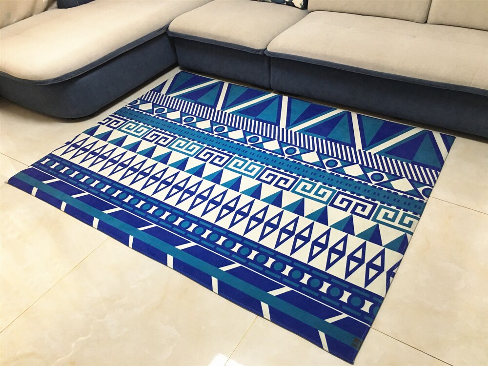 Tapis de salon à motif 3D