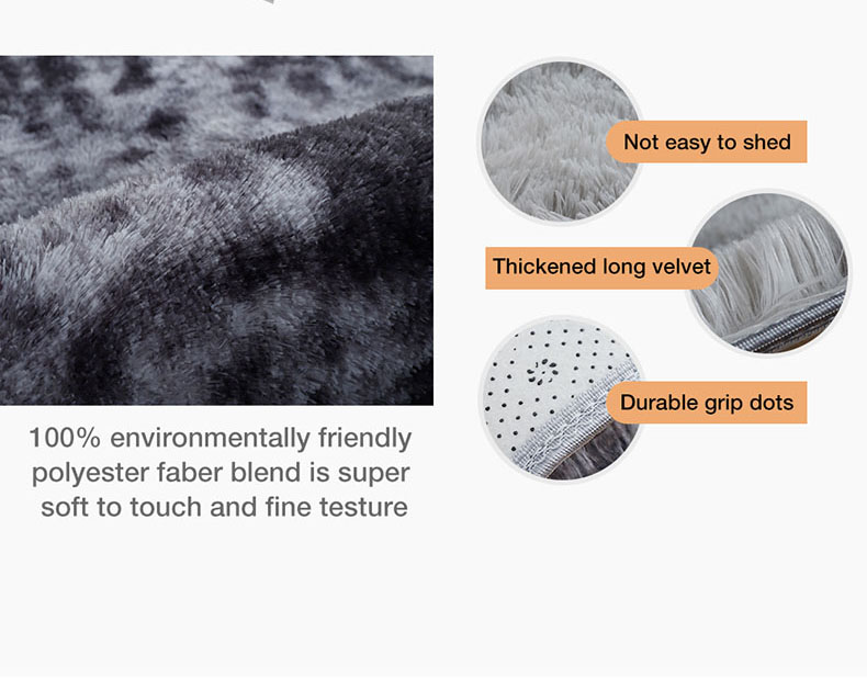 Tapis de sol épais en velours doux