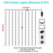 Guirlande de plantes artificielles en rotin et soie