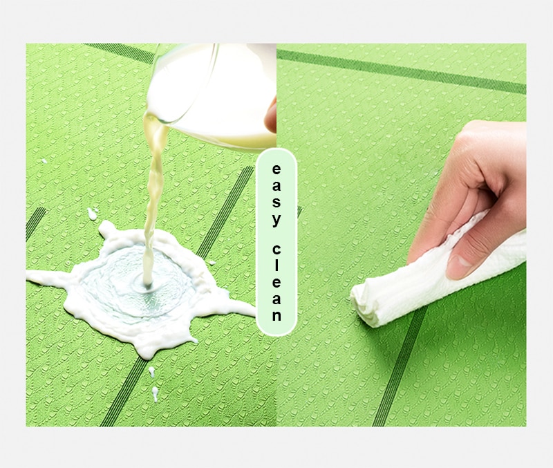 Tapis de Yoga TPE à double couche, antidérapant et avec une ligne de position, matelas de gymnastique et de Pilates