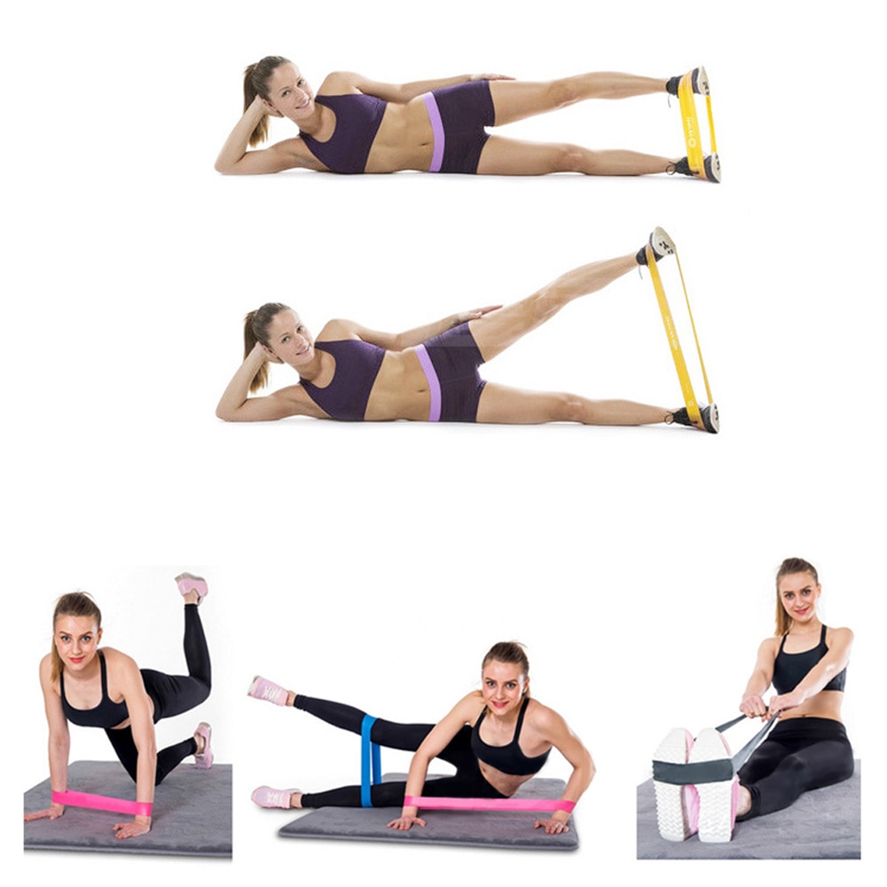 Bandes de résistance élastiques en caoutchouc extensible, 16 pièces/ensemble, 150 lb, en caoutchouc extensible, pour l'entraînement physique, le Yoga Bandes de résistance élastiques en caoutchouc extensible, 16 pièces/ensemble, 150 lb, en caoutchouc extensible, pour l'entraînement physique, le Yoga