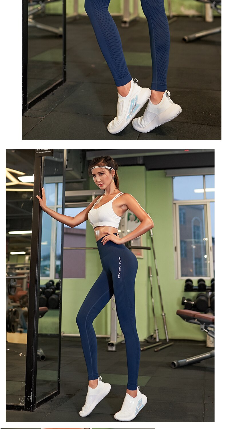 Leggings femmes pantalons Push-Up collants de gymnastique Sexy ventre contrôle Sport Yoga pantalon taille haute Legging Fitness course Capri pantalon 2020