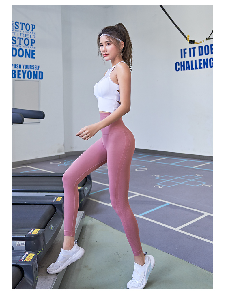 Leggings femmes pantalons Push-Up collants de gymnastique Sexy ventre contrôle Sport Yoga pantalon taille haute Legging Fitness course Capri pantalon 2020