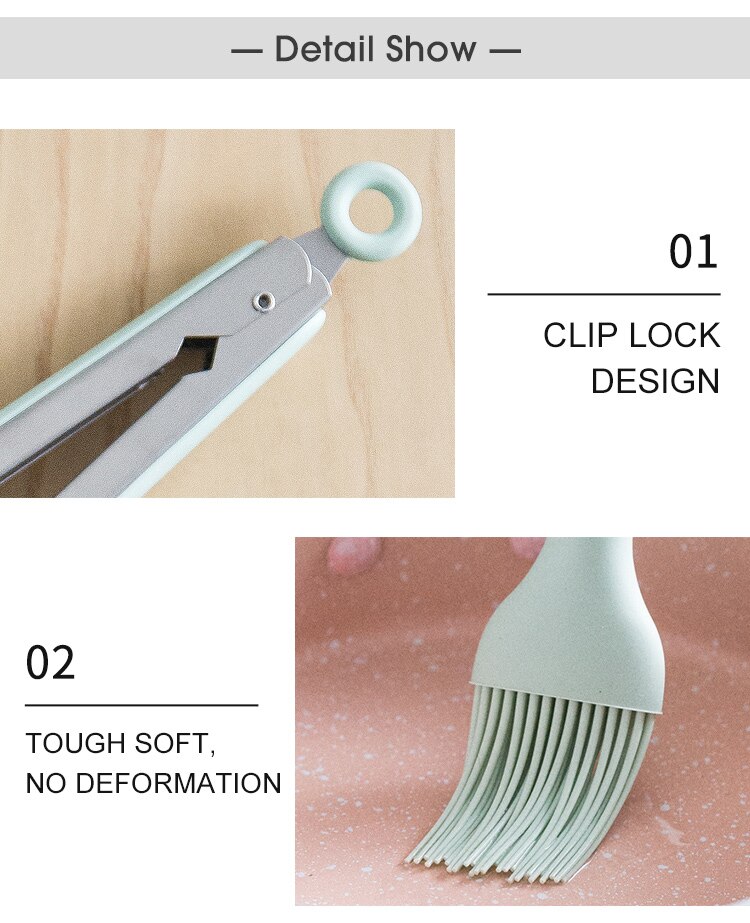 Ensemble d'ustensiles de cuisine en silicone avec poignée en bois, éléments avec boîte de rangement, spatule antiadhésive, accessoires de cuisine Ensemble d'ustensiles de cuisine en silicone avec poignée en bois, éléments avec boîte de rangement, spatule antiadhésive, accessoires de cuisine
