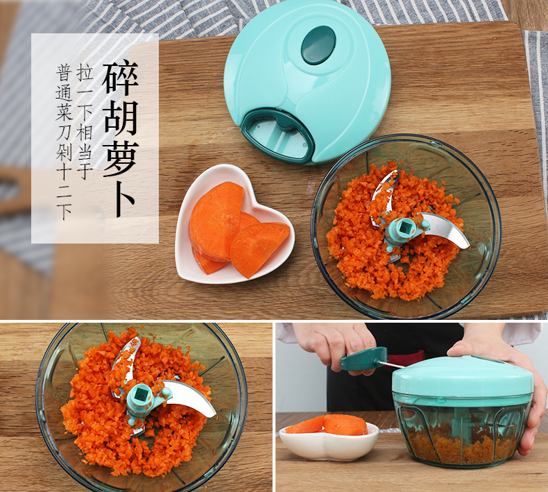 Broyeur manuel de viande et de légumes, appareil ménager de cuisine, remueur et ail