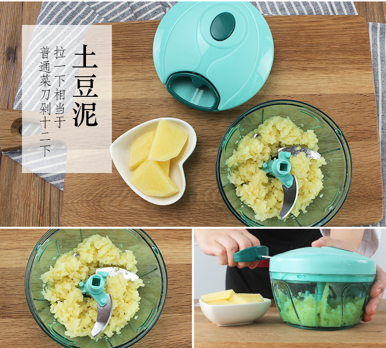 Broyeur manuel de viande et de légumes, appareil ménager de cuisine, remueur et ail