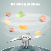 Mélangeur personnel sans fil, Mini mélangeur rapide de voyage en plein air, appareils de cuisine, tasse de voyage 10 Oz couvercle Machine à jus