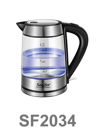 Sonifer – bouilloire électrique pour thé et café, appareil de cuisine intelligent, avec contrôle de la température, fonction de maintien au chaud, 1,7 l