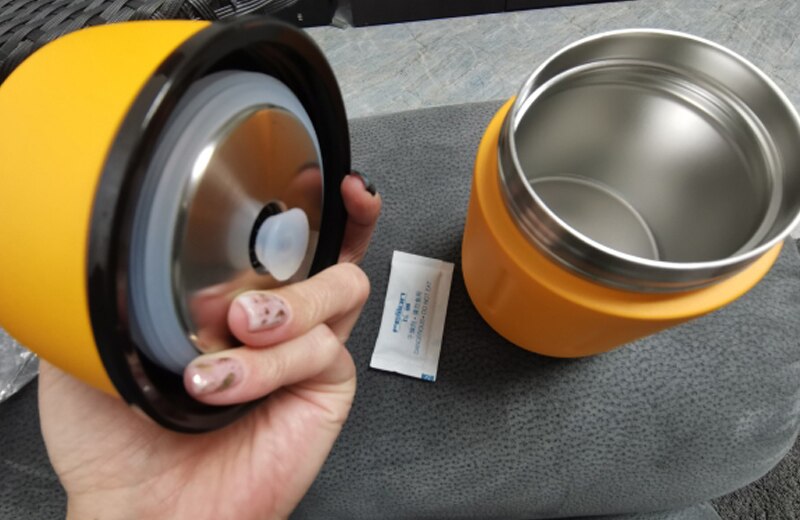 FEIJIAN – Thermos alimentaire 500ML, bocal alimentaire, boîtes Thermos portables, boîte à déjeuner isolée, récipient en acier inoxydable, gobelet sans BPA FEIJIAN – Thermos alimentaire 500ML, bocal alimentaire, boîtes Thermos portables, boîte à déjeuner isolée, récipient en acier inoxydable, gobelet sans BPA