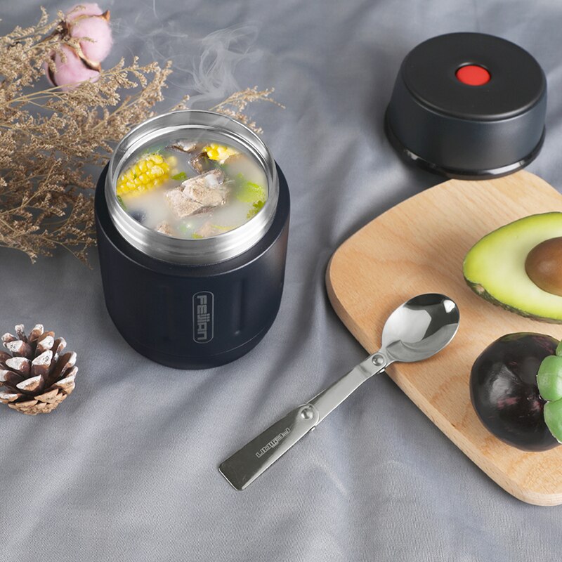 FEIJIAN – Thermos alimentaire 500ML, bocal alimentaire, boîtes Thermos portables, boîte à déjeuner isolée, récipient en acier inoxydable, gobelet sans BPA