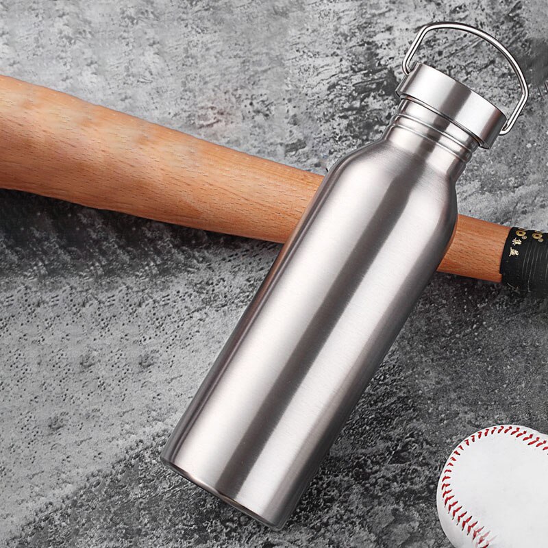 Bouteille d'eau de sport en acier inoxydable 500/750/1000ml, bouteille d'eau froide avec paille à boire, pour la gymnastique, le cyclisme et la randonnée Bouteille d'eau de sport en acier inoxydable 500/750/1000ml, bouteille d'eau froide avec paille à boire, pour la gymnastique, le cyclisme et la randonnée